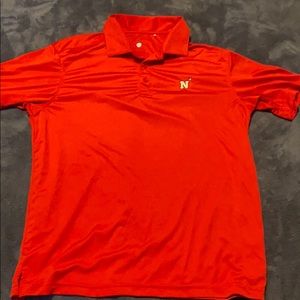 Navy Red Golf Polo